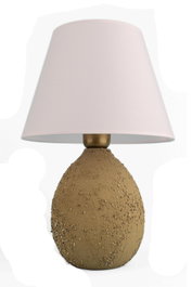 Opviq Lámpara de mesa YL704 de cerámica beige y blanco